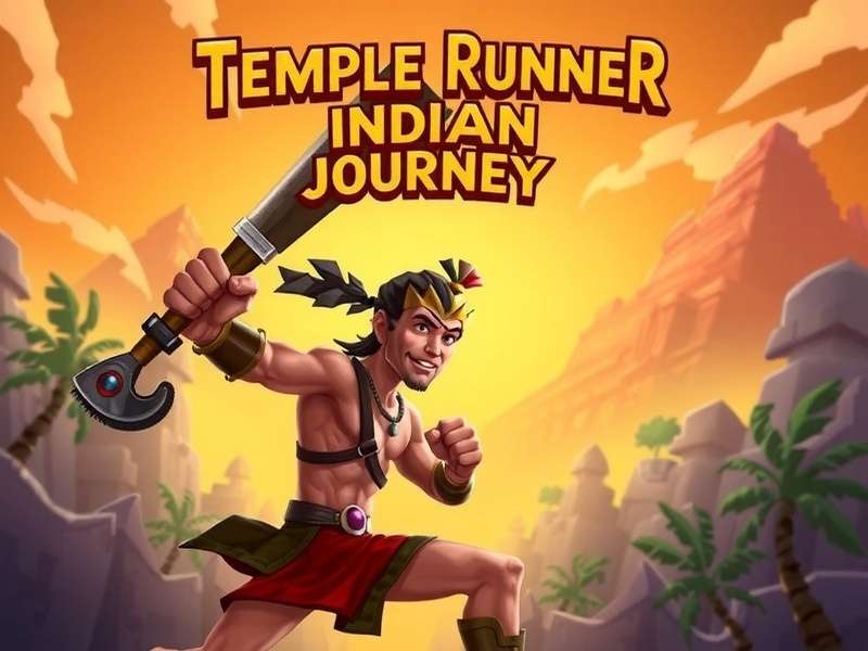 Temple Runner Indian Journey Game Cover